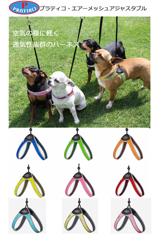 犬のハーネス プラティコ レースメッシュハーネス 犬用品 犬グッズの通販dog Planet