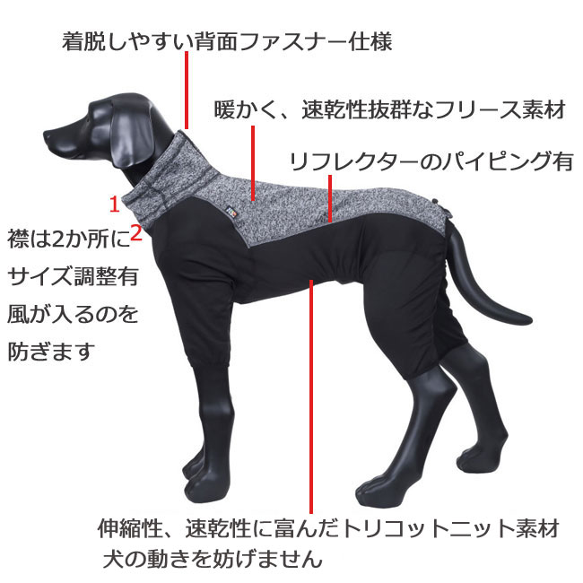 ルッカ スブリマニットオーバーオール(小型～大型犬)｜犬用品、犬グッズの通販なら【DOGPLANET】